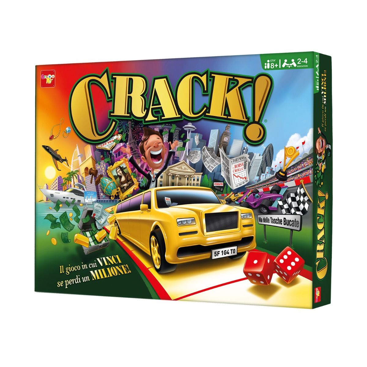 21195260 Giocorò Crack Gioco da Tavolo Divertente dove Vinci se Perdi un Milione