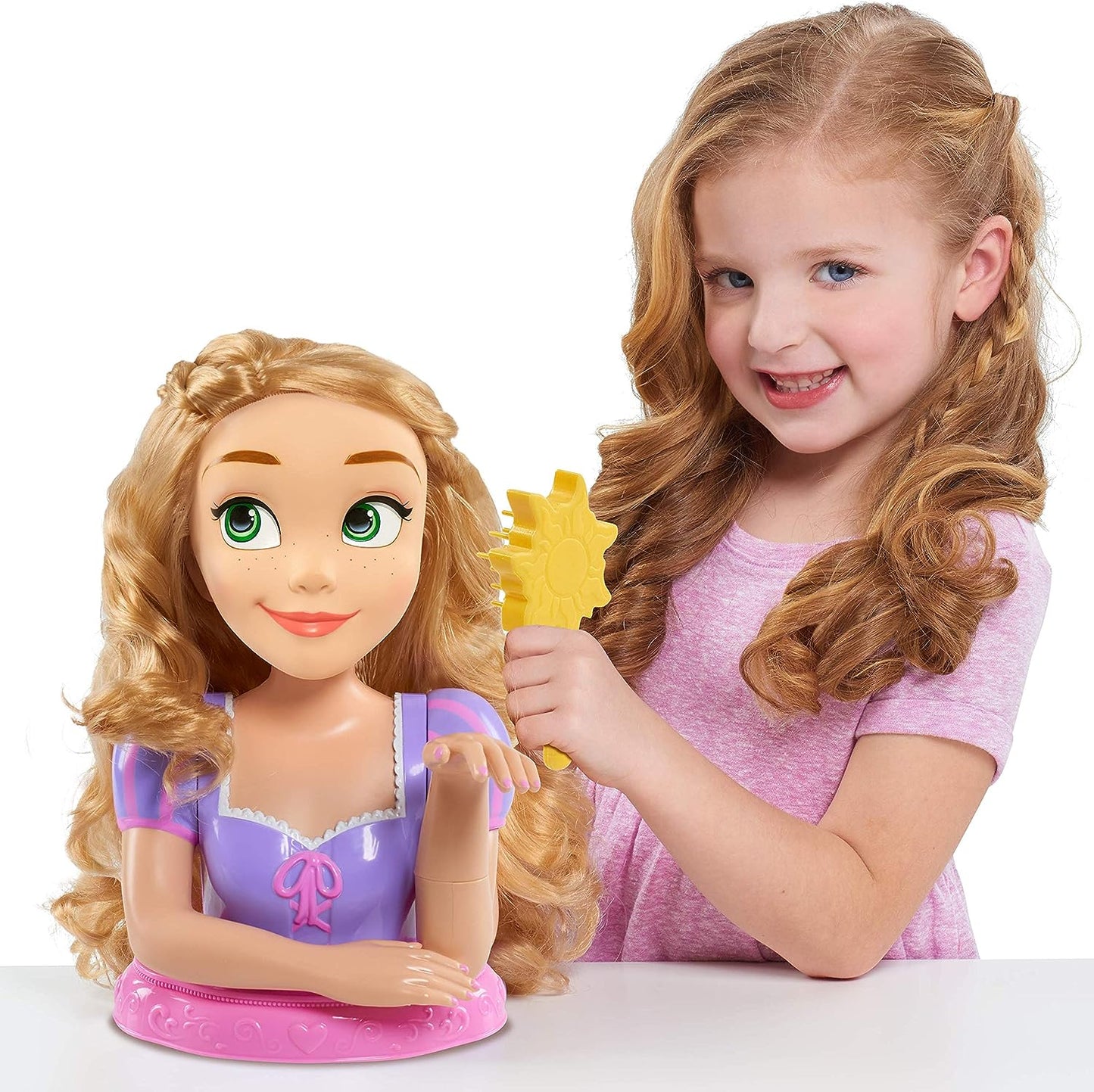 DND03001 Giochi Preziosi - Styling Head: Testa Rapunzel da pettinare - Deluxe