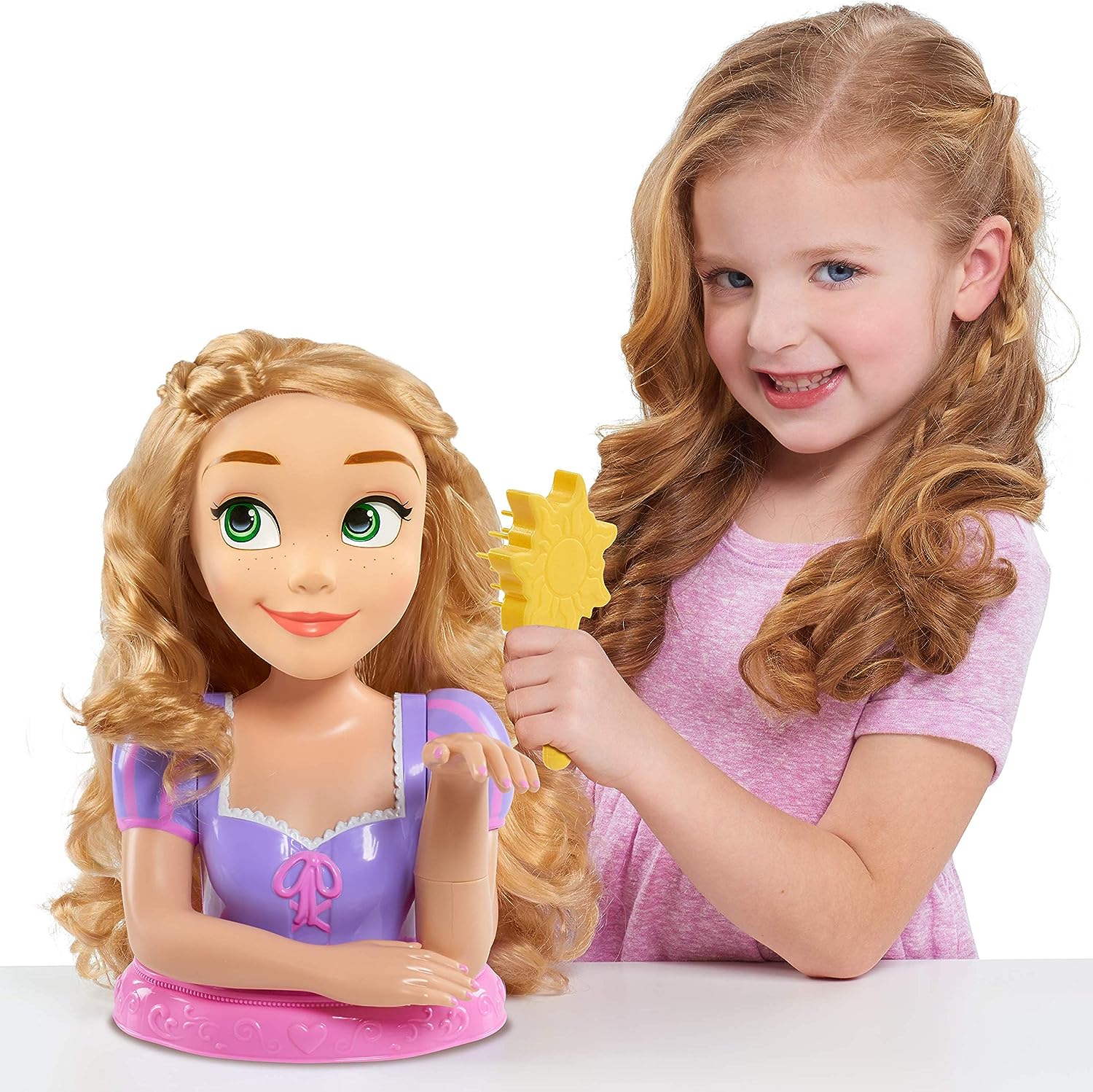 DND03001 Giochi Preziosi - Styling Head: Testa Rapunzel da pettinare - Deluxe