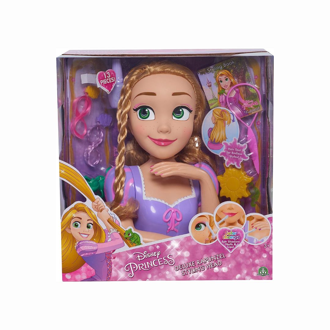 DND03001 Giochi Preziosi - Styling Head: Testa Rapunzel da pettinare - Deluxe