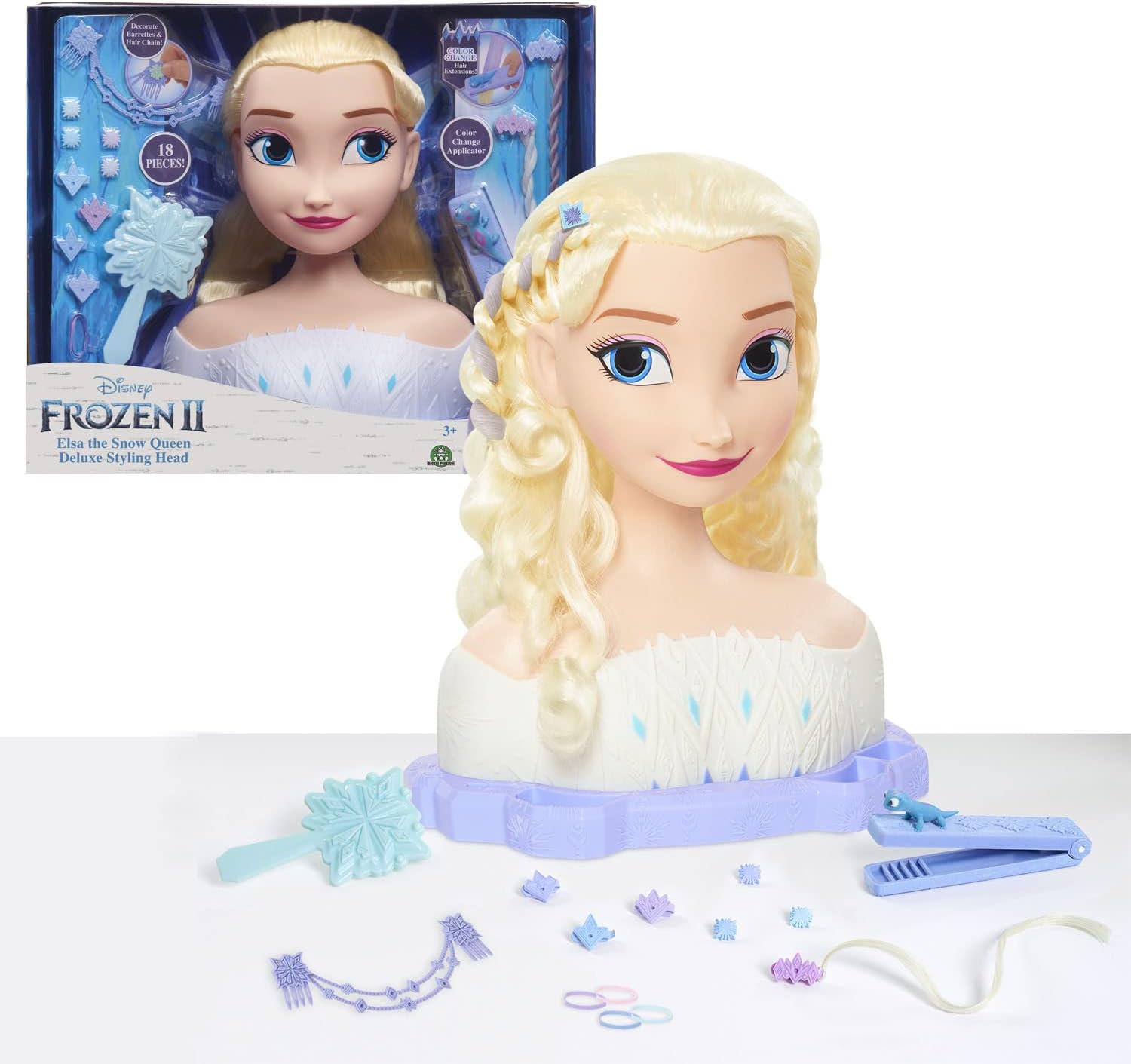 FRND6000 Giochi Preziosi - Styling Head: Testa Elsa da pettinare - Frozen