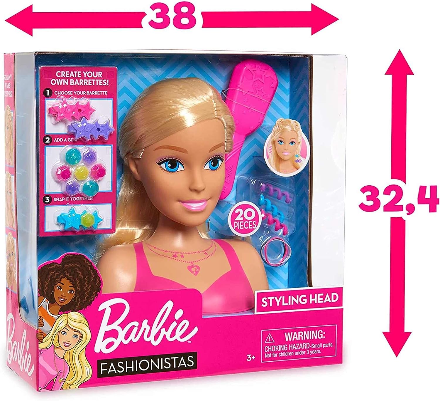 BAR28000 Grandi  Giochi BARBIE SMALL STYLING HEAD