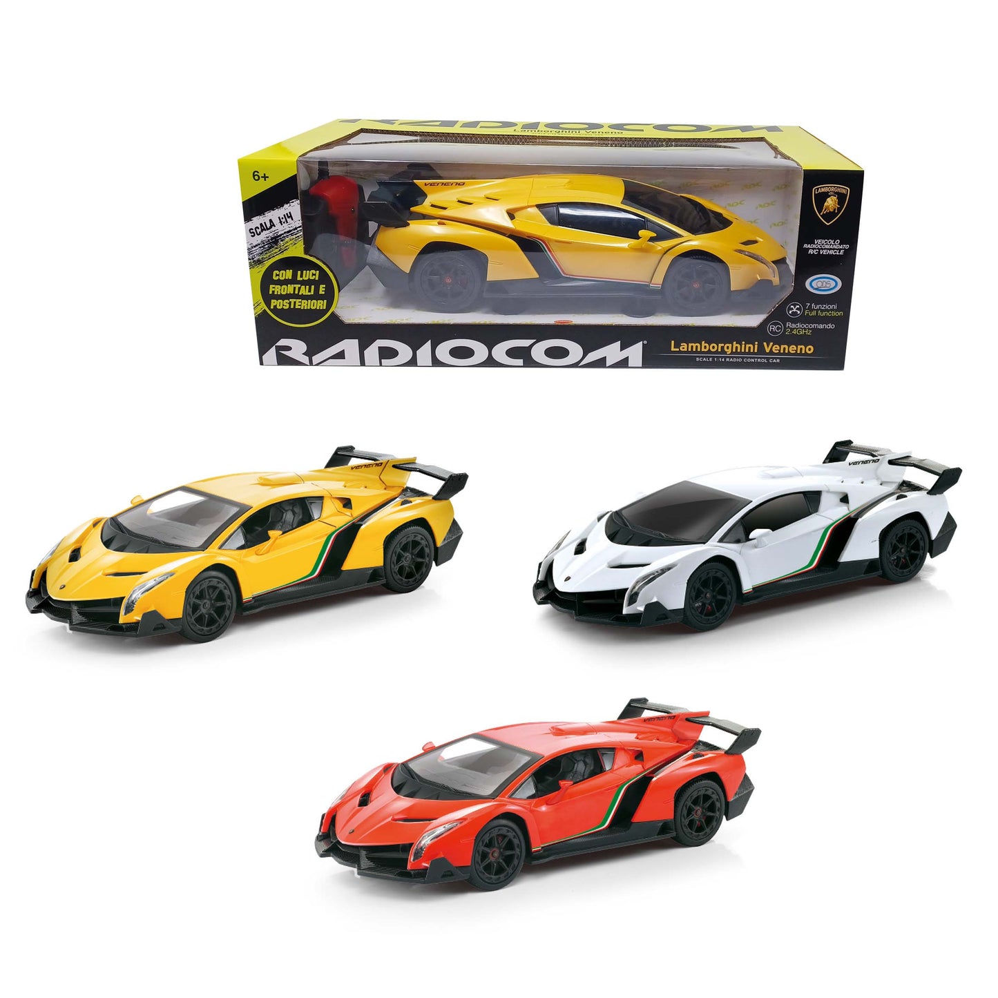 ODS 40732 Radiocom macchina Lamborghini telecomandata  scala.1:14 colore casuale
