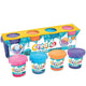 45701 Creatù - Slime - 4 vasetti da 80 gr