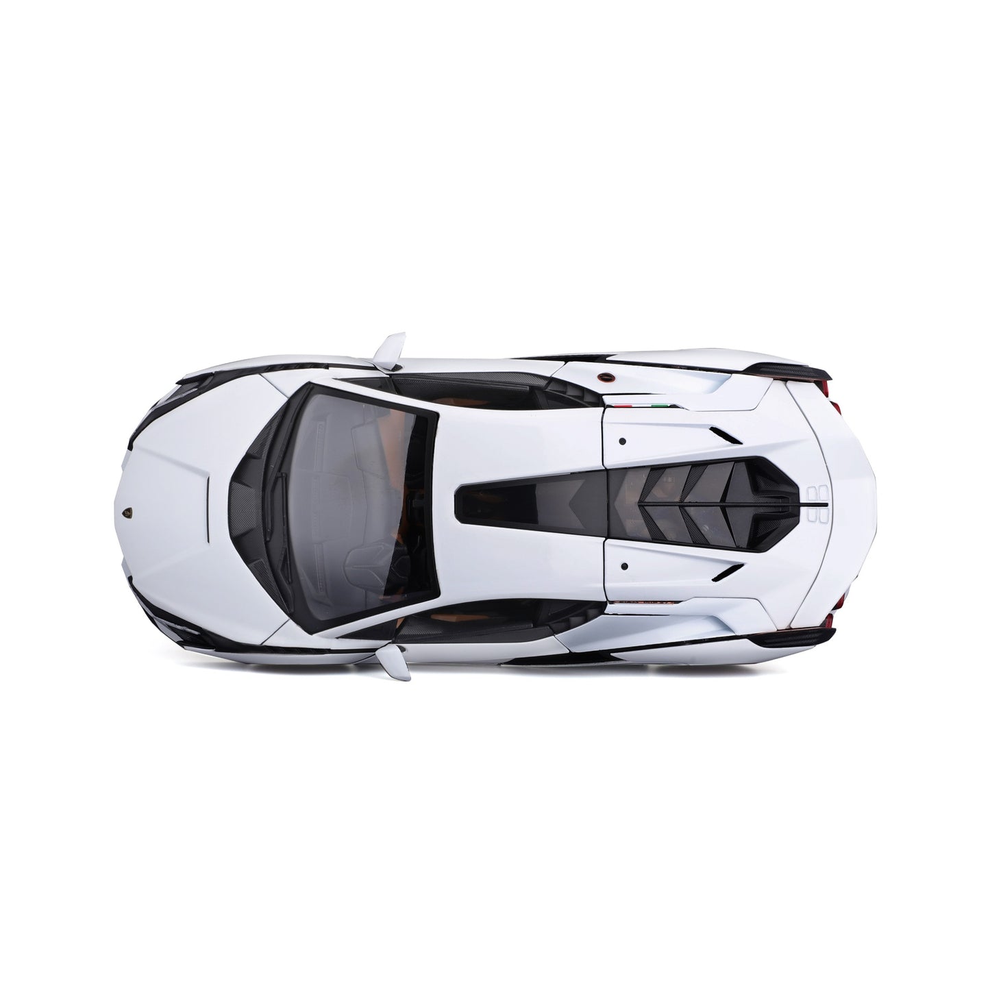 18-11046 WT Bburago - Lamborghini Sian FKP 37, bianca - Scala 1:18