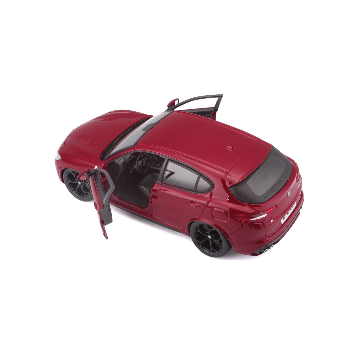 *18-21086 RD Bburago - Alfa Romeo Stelvio, rossa - Scala 1:24
