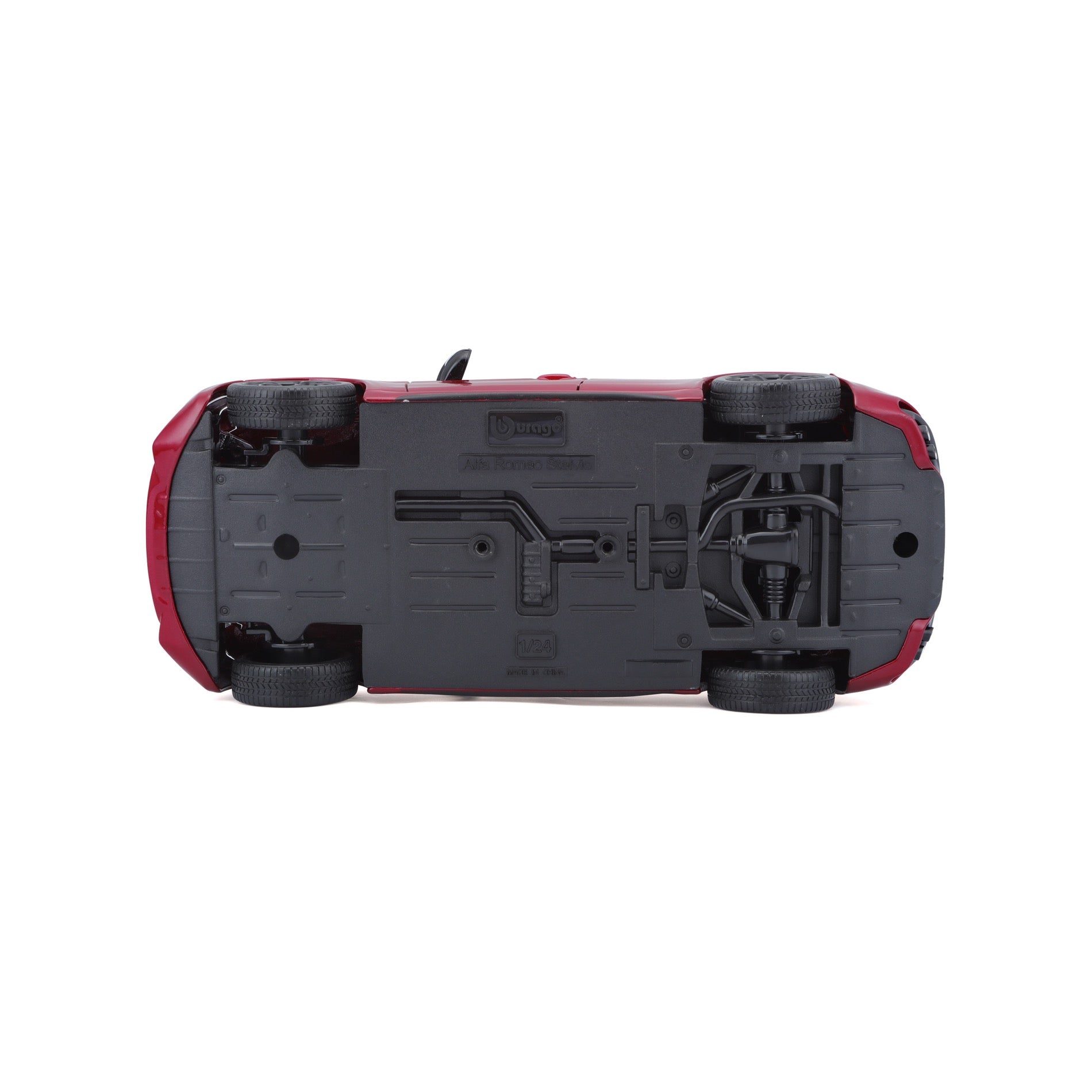 *18-21086 RD Bburago - Alfa Romeo Stelvio, rossa - Scala 1:24