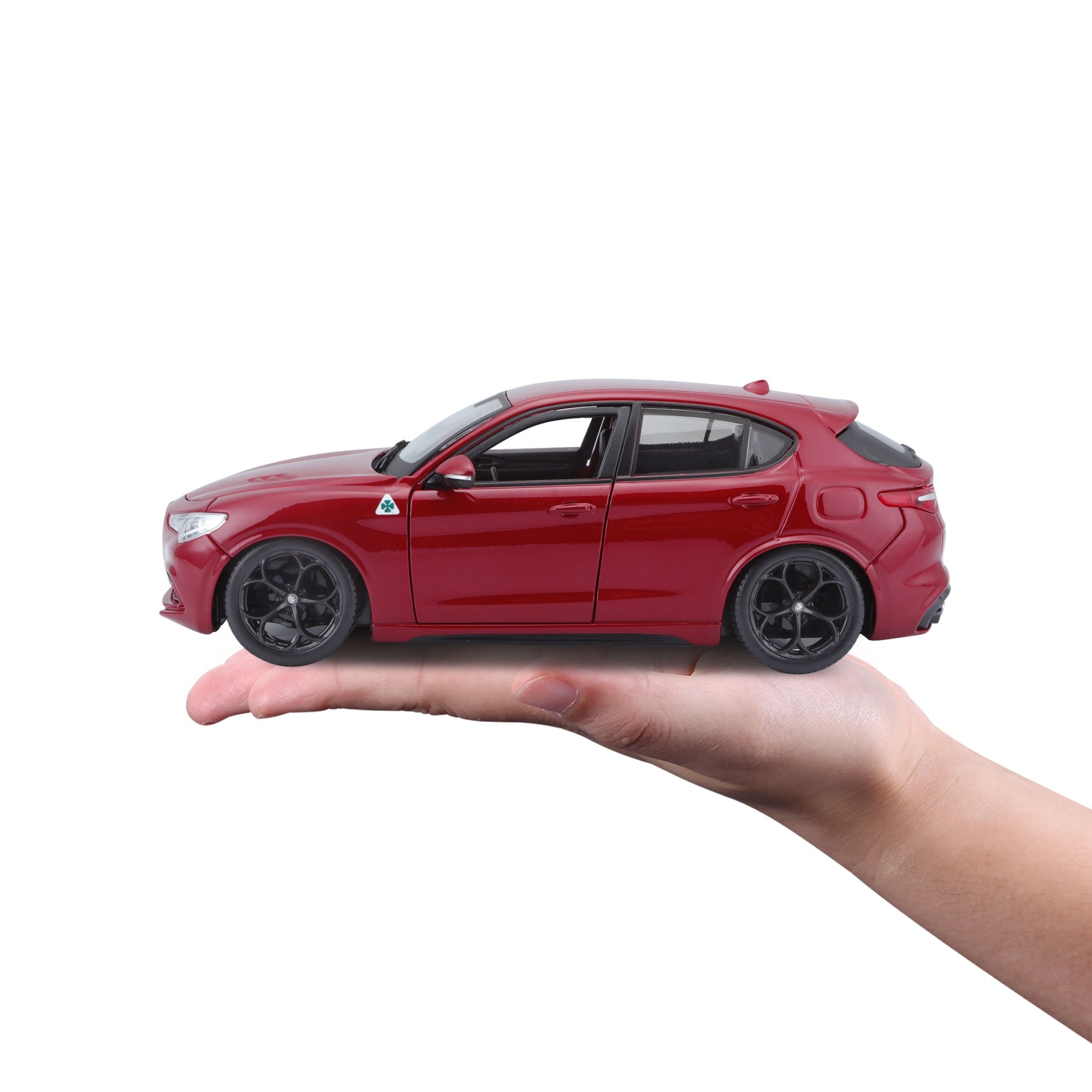 *18-21086 RD Bburago - Alfa Romeo Stelvio, rossa - Scala 1:24