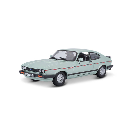 18-21093 GN Bburago - Ford Capri GT (1982), verde -  Scala 1:24