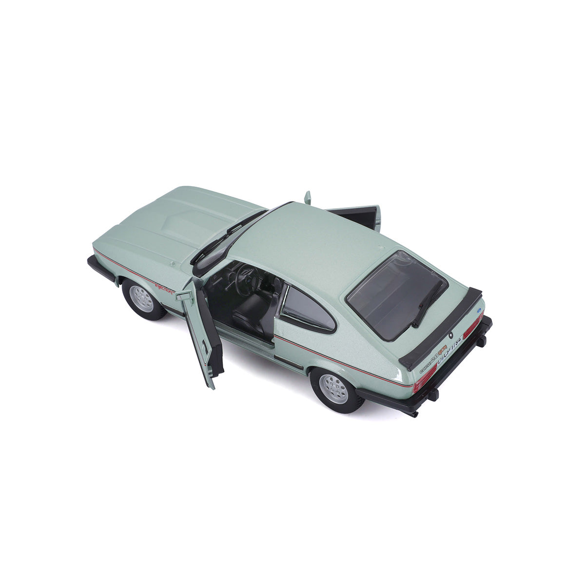 18-21093 GN Bburago - Ford Capri GT (1982), verde -  Scala 1:24