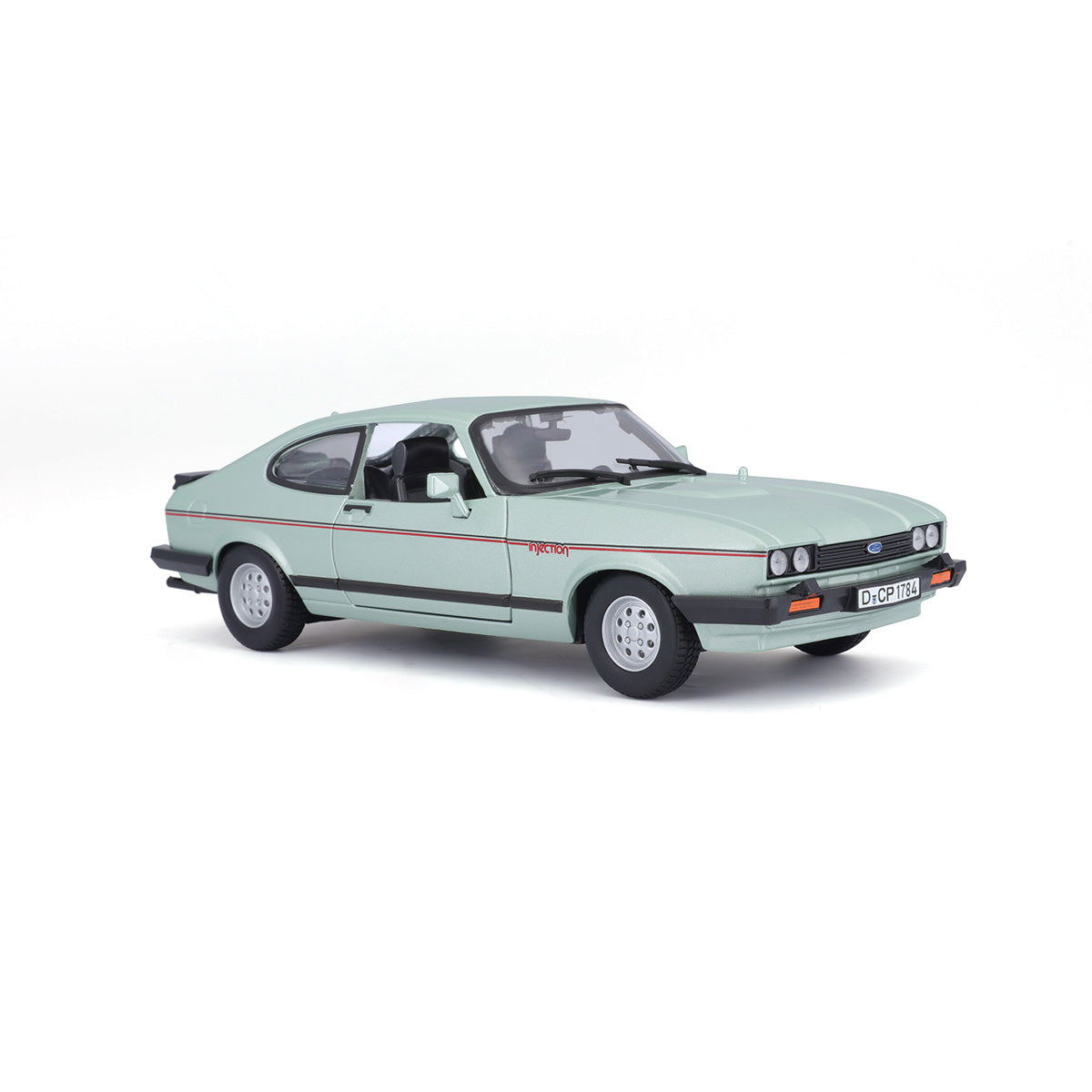 18-21093 GN Bburago - Ford Capri GT (1982), verde -  Scala 1:24