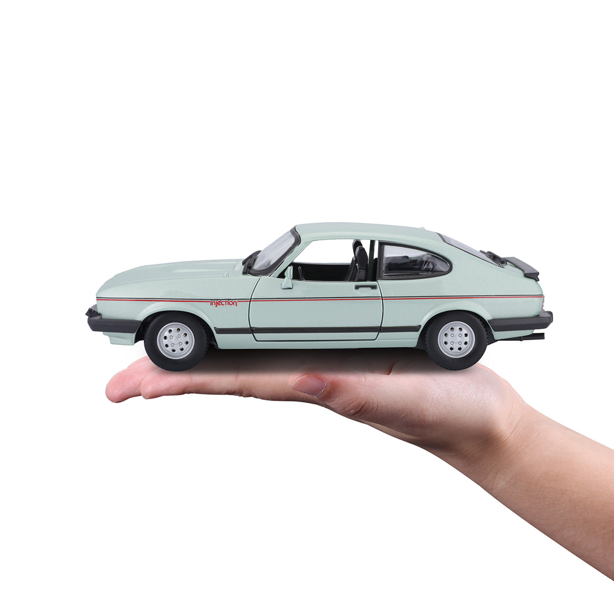 18-21093 GN Bburago - Ford Capri GT (1982), verde -  Scala 1:24