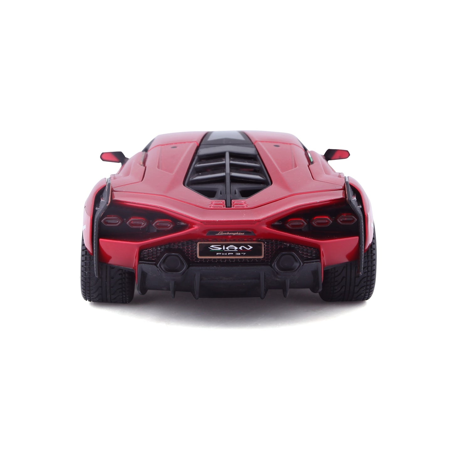 * 18-21099 RD Bburago - Lamborghini Sian FKP 37, rossa - Scala 1:24