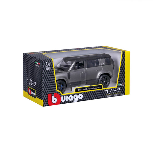18-21101 SL Bburago - Land Rover Defender (2022), argento - 1:24