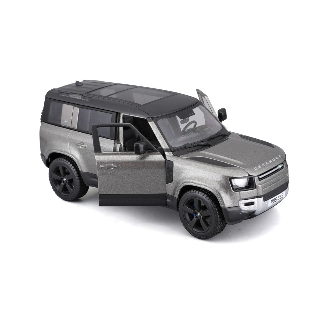 18-21101 SL Bburago - Land Rover Defender (2022), argento - 1:24