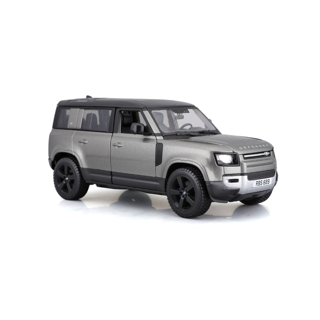18-21101 SL Bburago - Land Rover Defender (2022), argento - 1:24