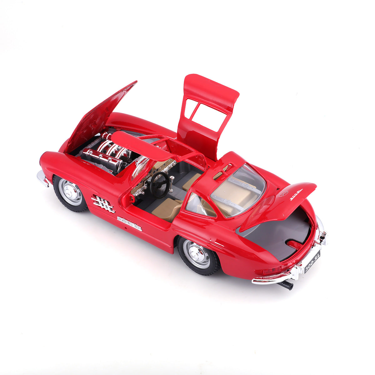 18-22023 RD Bburago - Mercedes-Benz 300 SL (1954), rossa - Scala 1:24