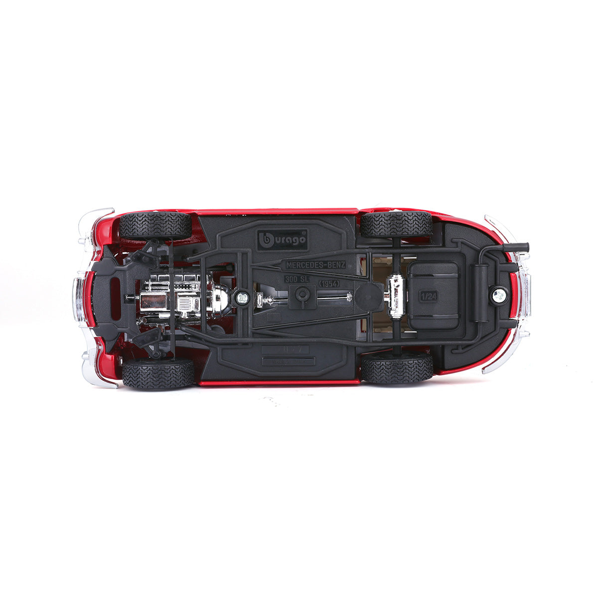 18-22023 RD Bburago - Mercedes-Benz 300 SL (1954), rossa - Scala 1:24