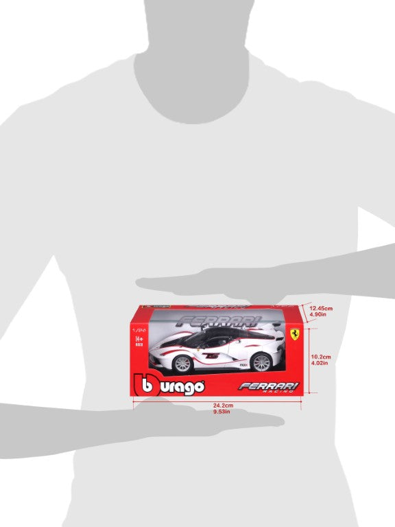 18-26301 Bburago Ferrari Racing - Ferrari FXX K, bianca - Scala 1:24