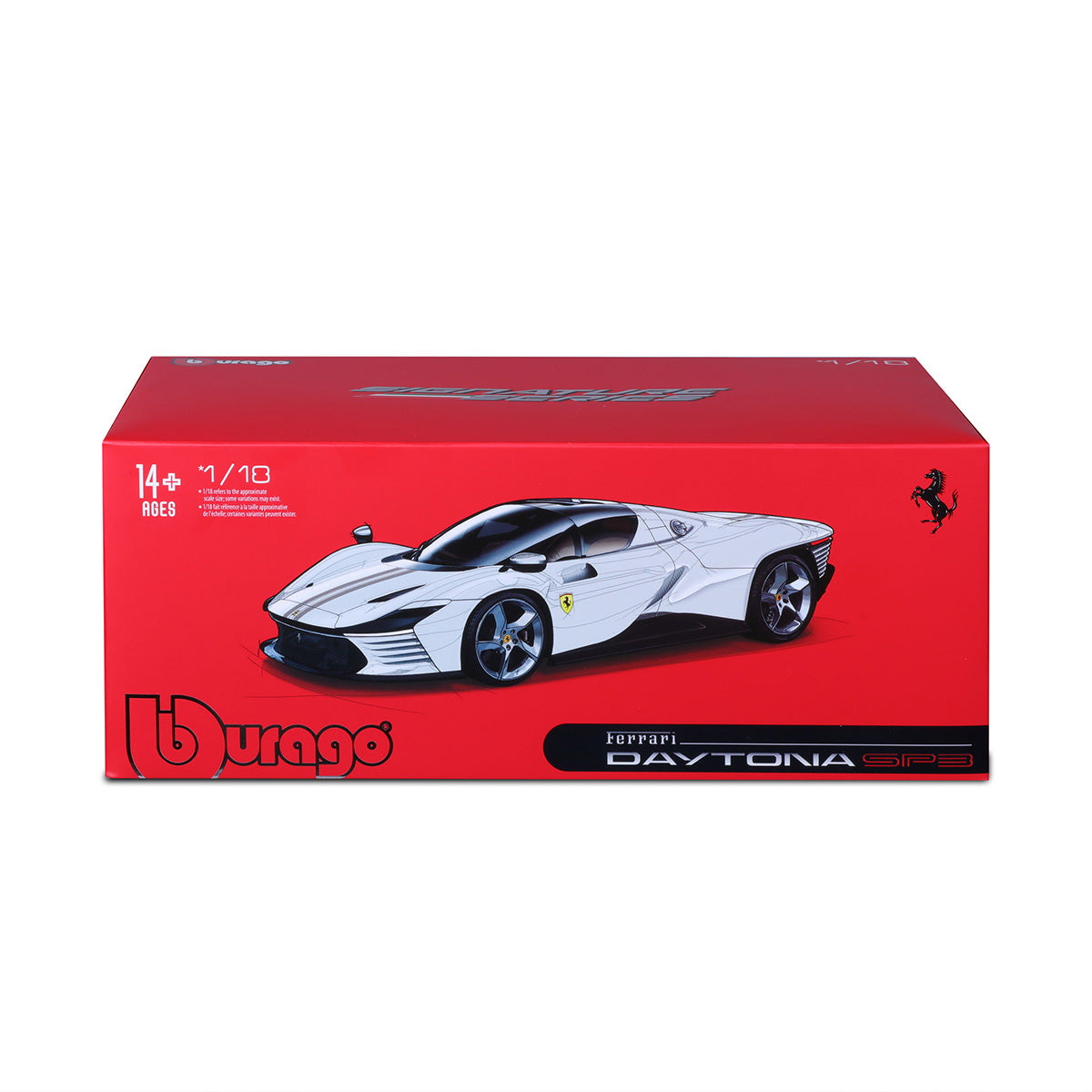 18-16912 Bburago Ferrari Signature - Ferrari Daytona SP3, bianca - 1:18