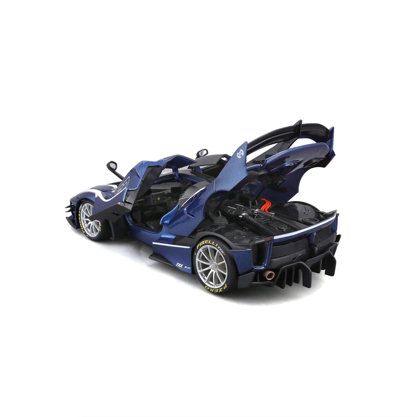 18-16012 Bburago Ferrari Race & Play - Ferrari FXX K #27, blu - 1:18