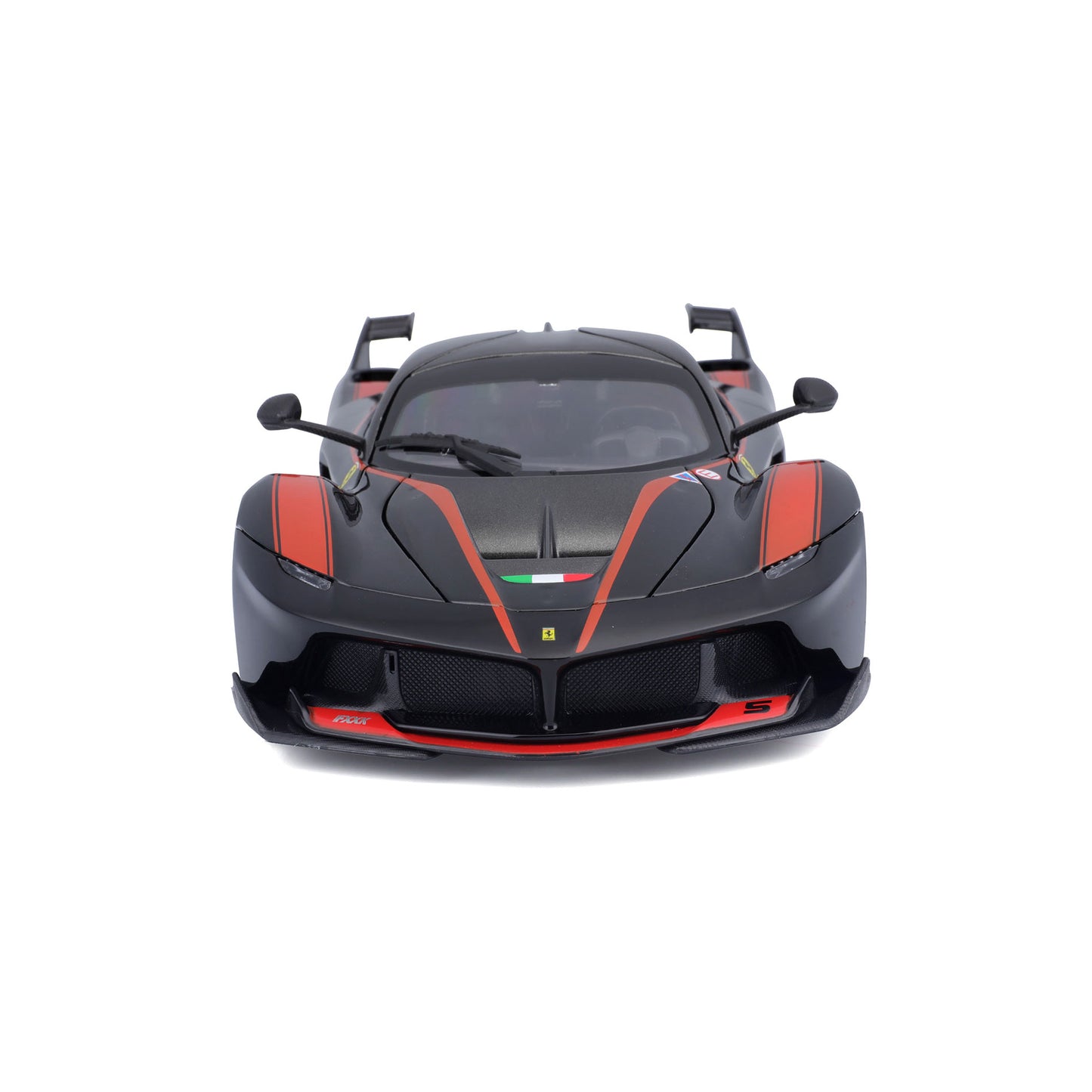 18-16010 Bburago Ferrari  R&P - Ferrari FXX K #5, nera e rossa - 1:18