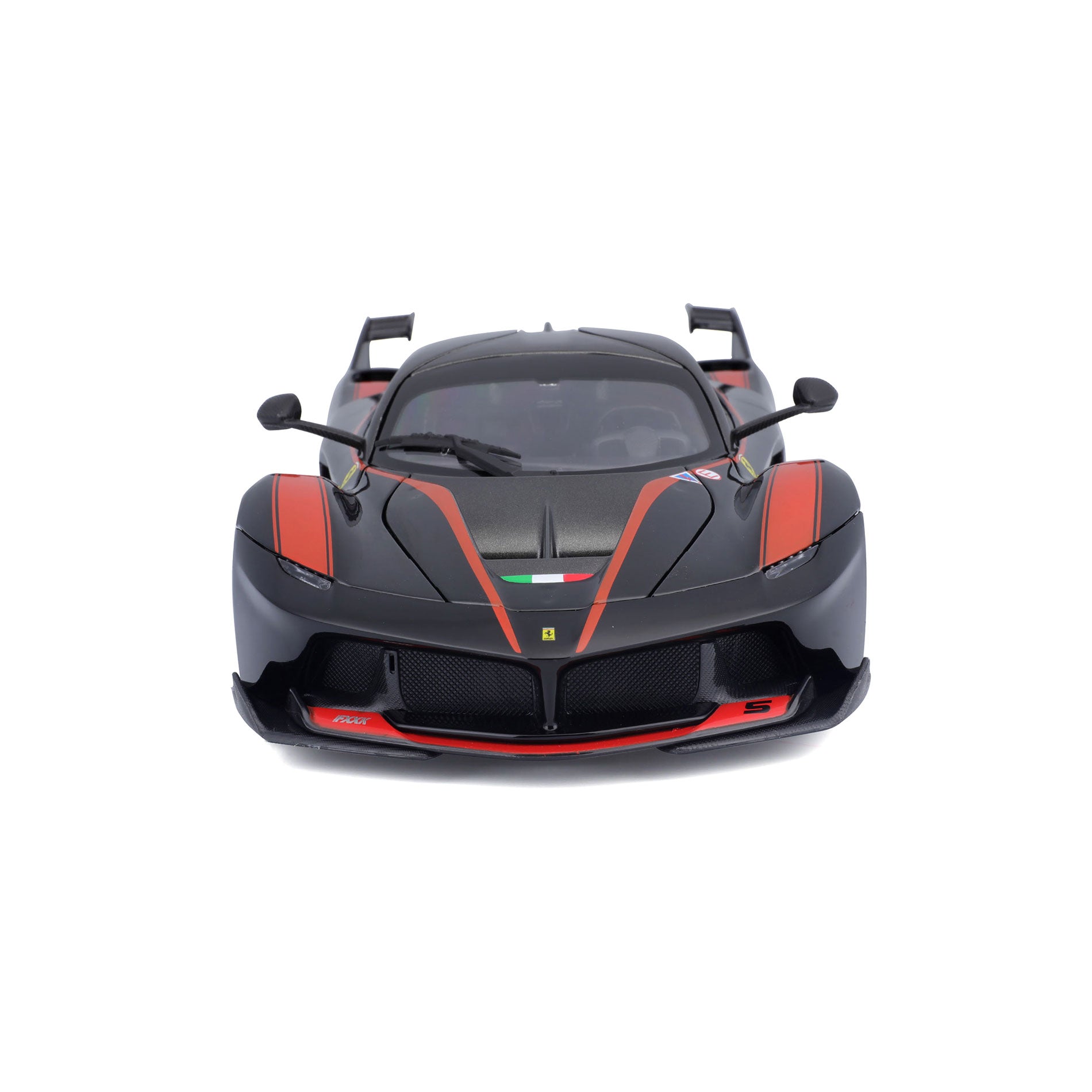 18-16010 Bburago Ferrari  R&P - Ferrari FXX K #5, nera e rossa - 1:18