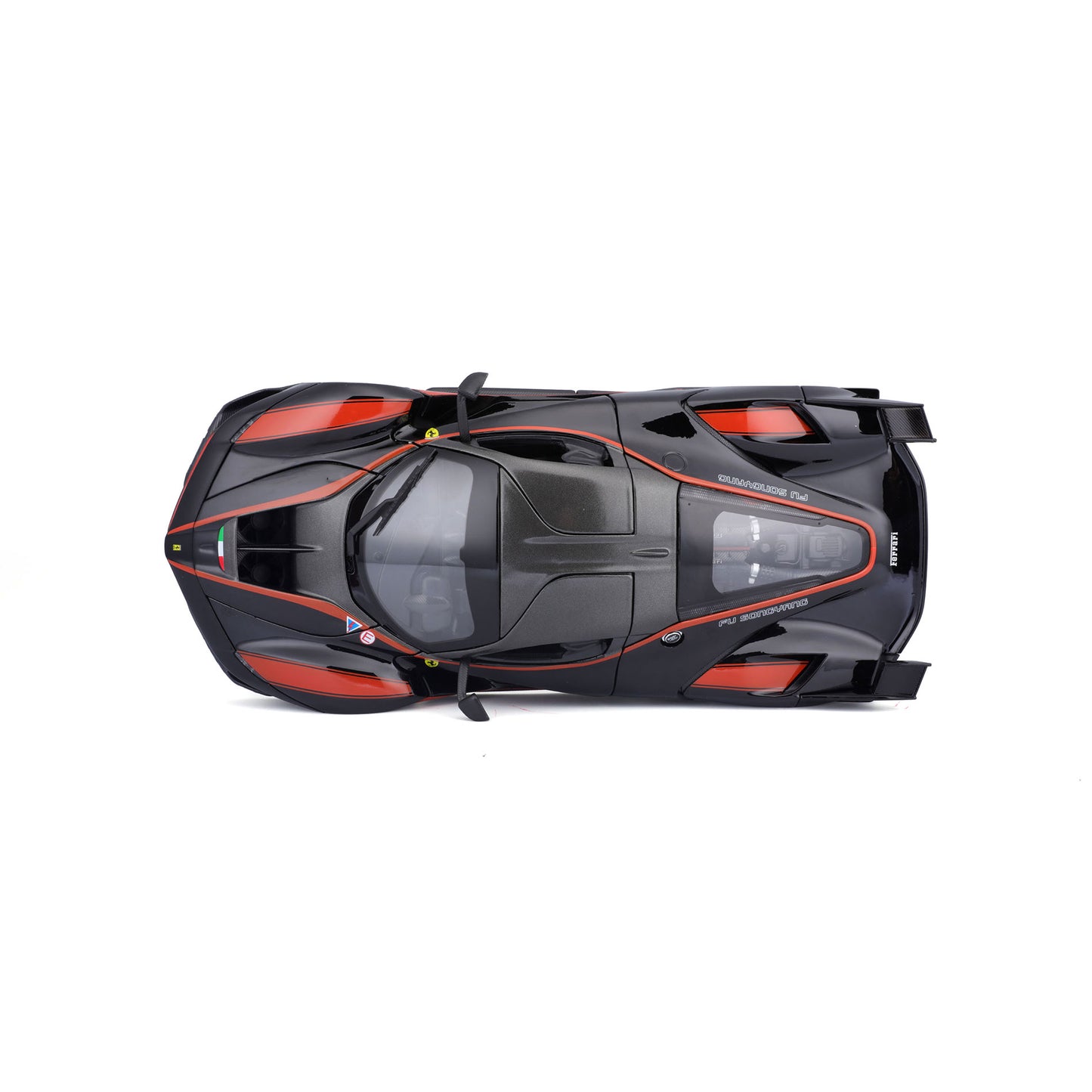 18-16010 Bburago Ferrari  R&P - Ferrari FXX K #5, nera e rossa - 1:18