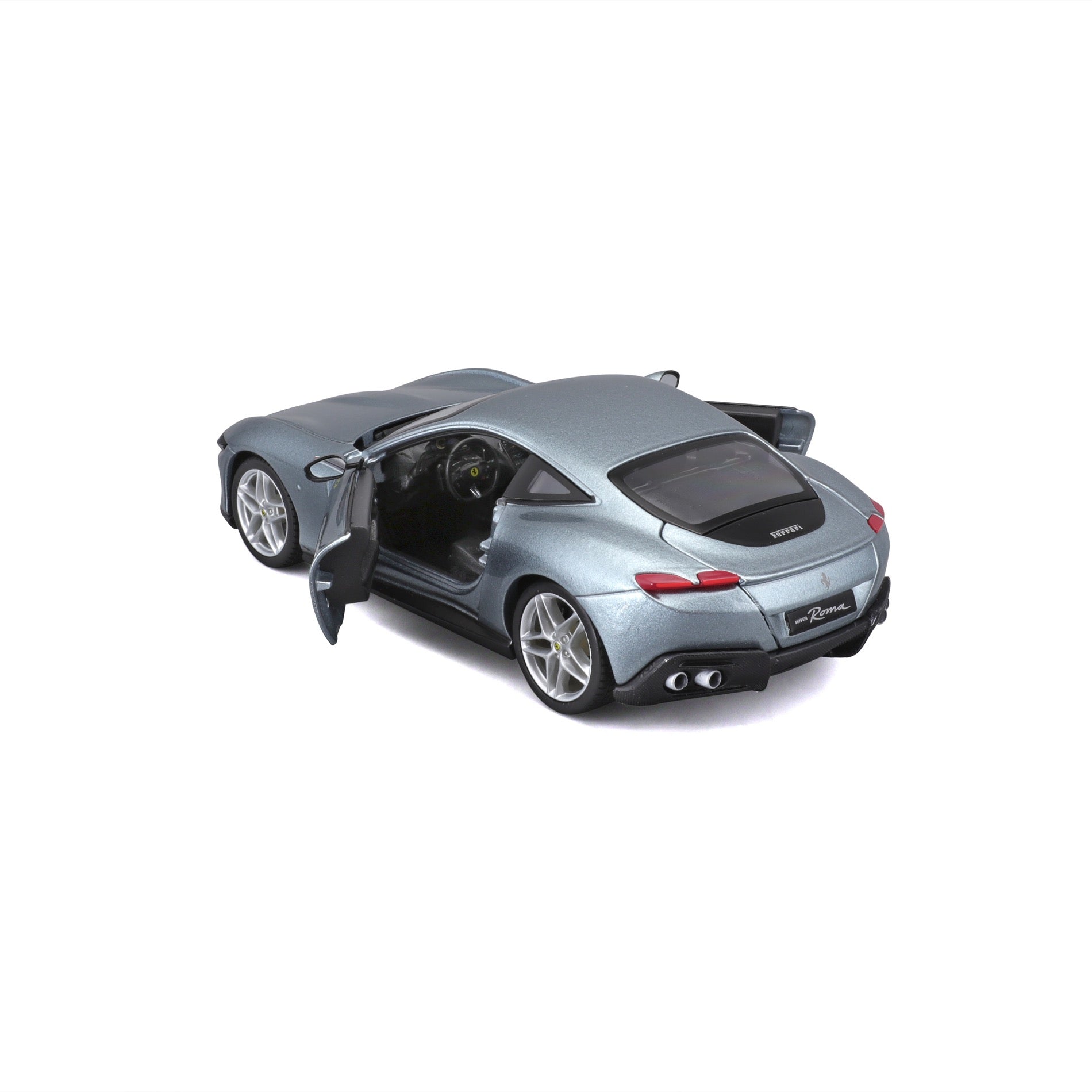 18-26029 Bburago Ferrari Race&Play - Ferrari Roma, grigia - Scala 1:24