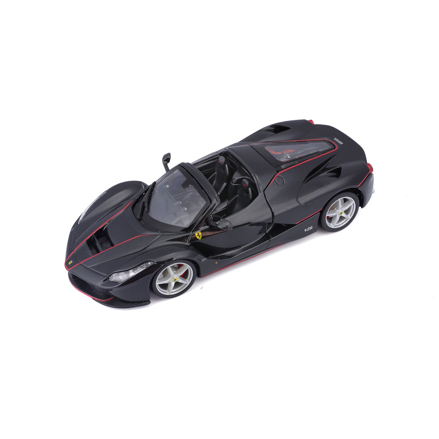 18-26022 Bburago Ferrari Race&Play - Ferrari LaFerrari Aperta, nera - 1:24