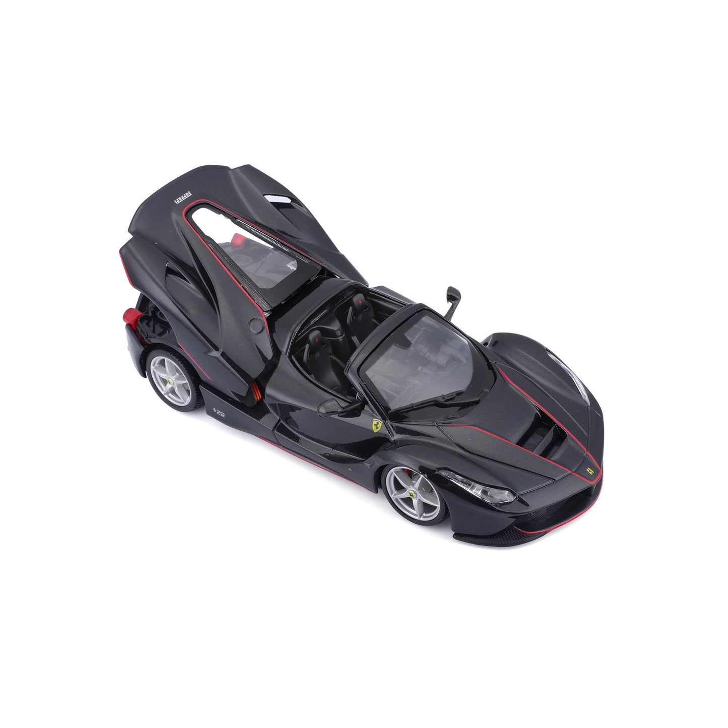 18-26022 Bburago Ferrari Race&Play - Ferrari LaFerrari Aperta, nera - 1:24