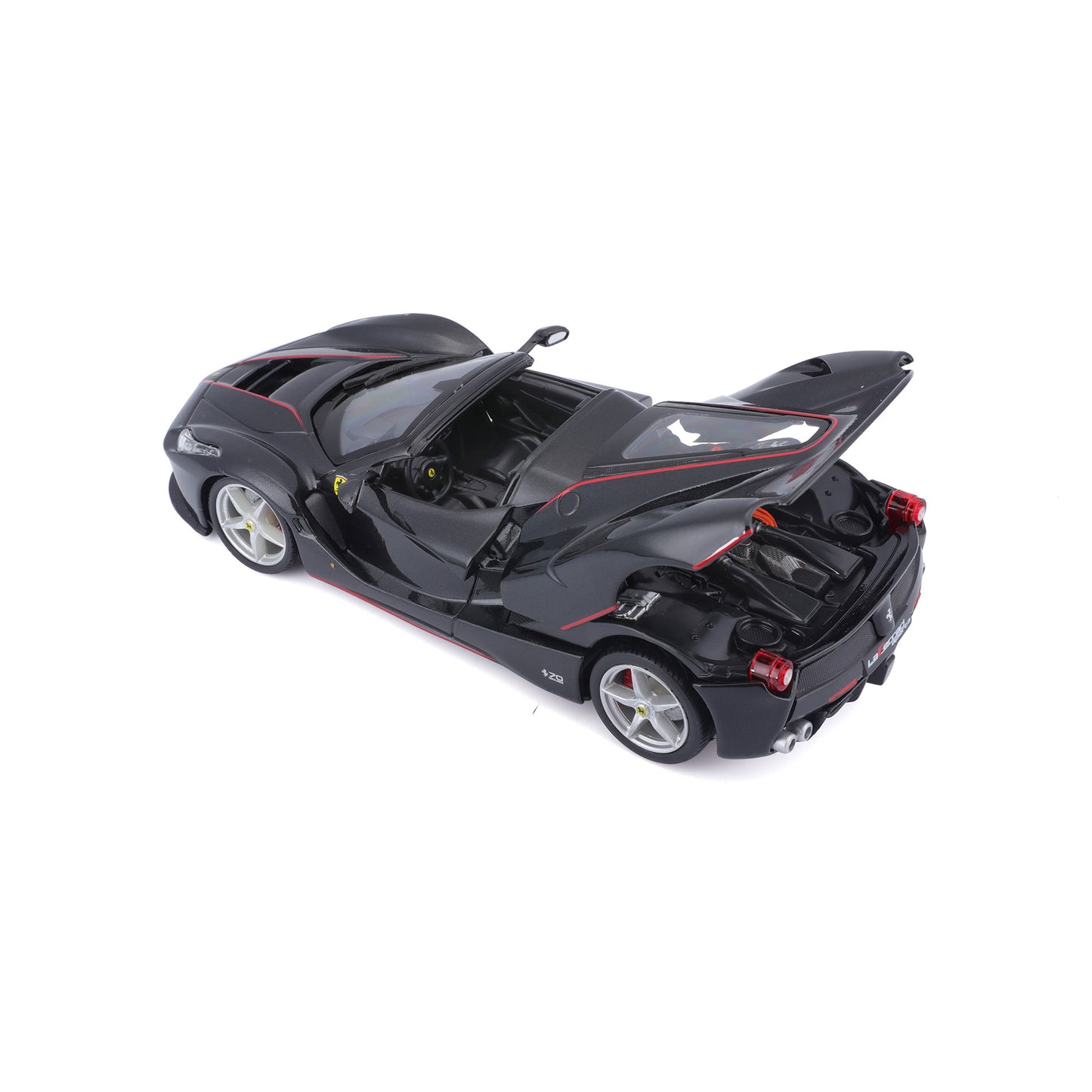 18-26022 Bburago Ferrari Race&Play - Ferrari LaFerrari Aperta, nera - 1:24