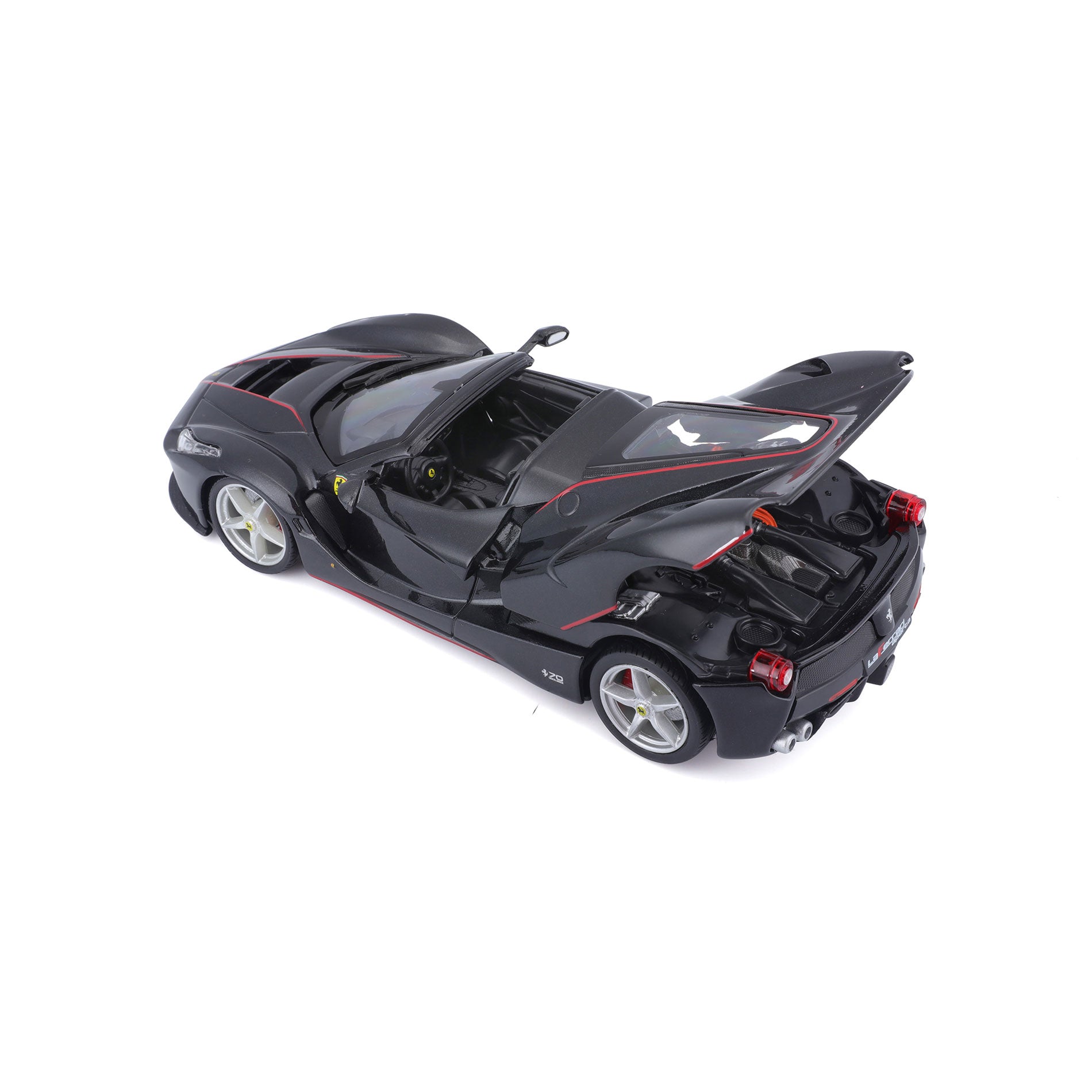 18-26022 Bburago Ferrari Race&Play - Ferrari LaFerrari Aperta, nera - 1:24