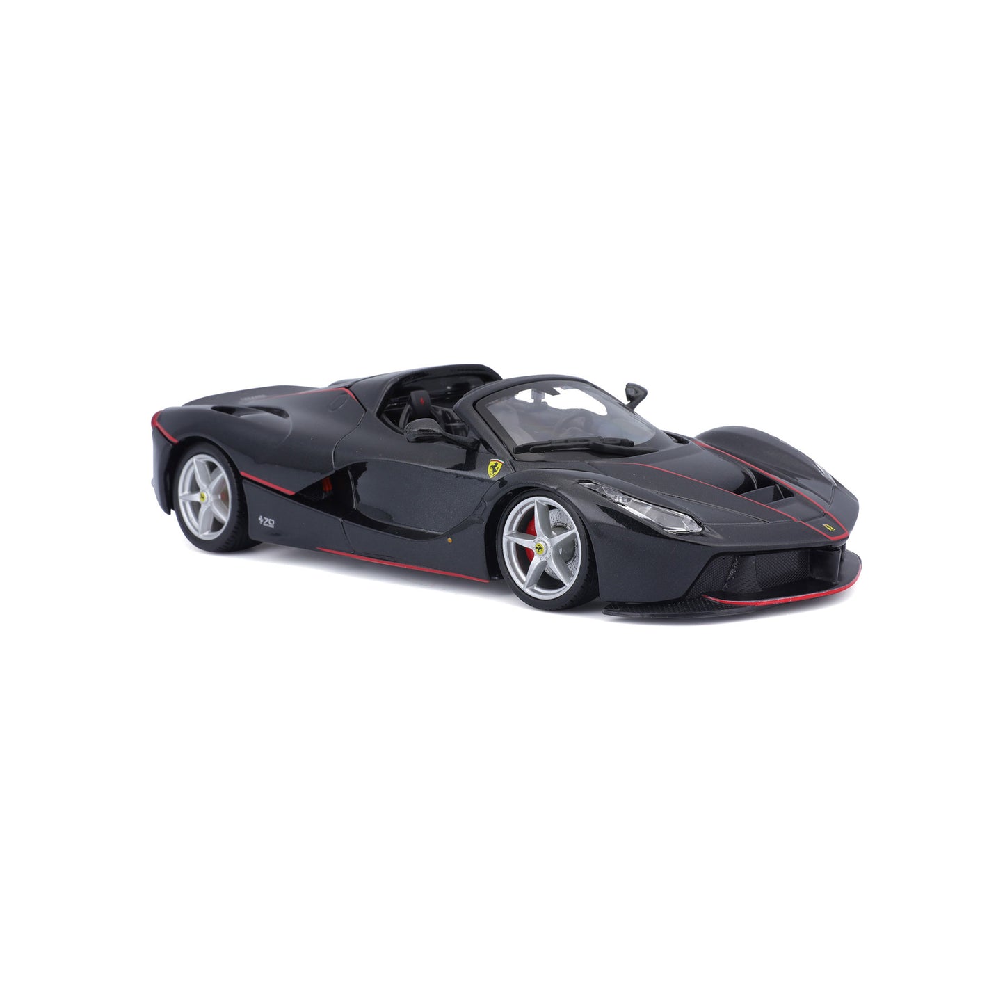 18-26022 Bburago Ferrari Race&Play - Ferrari LaFerrari Aperta, nera - 1:24