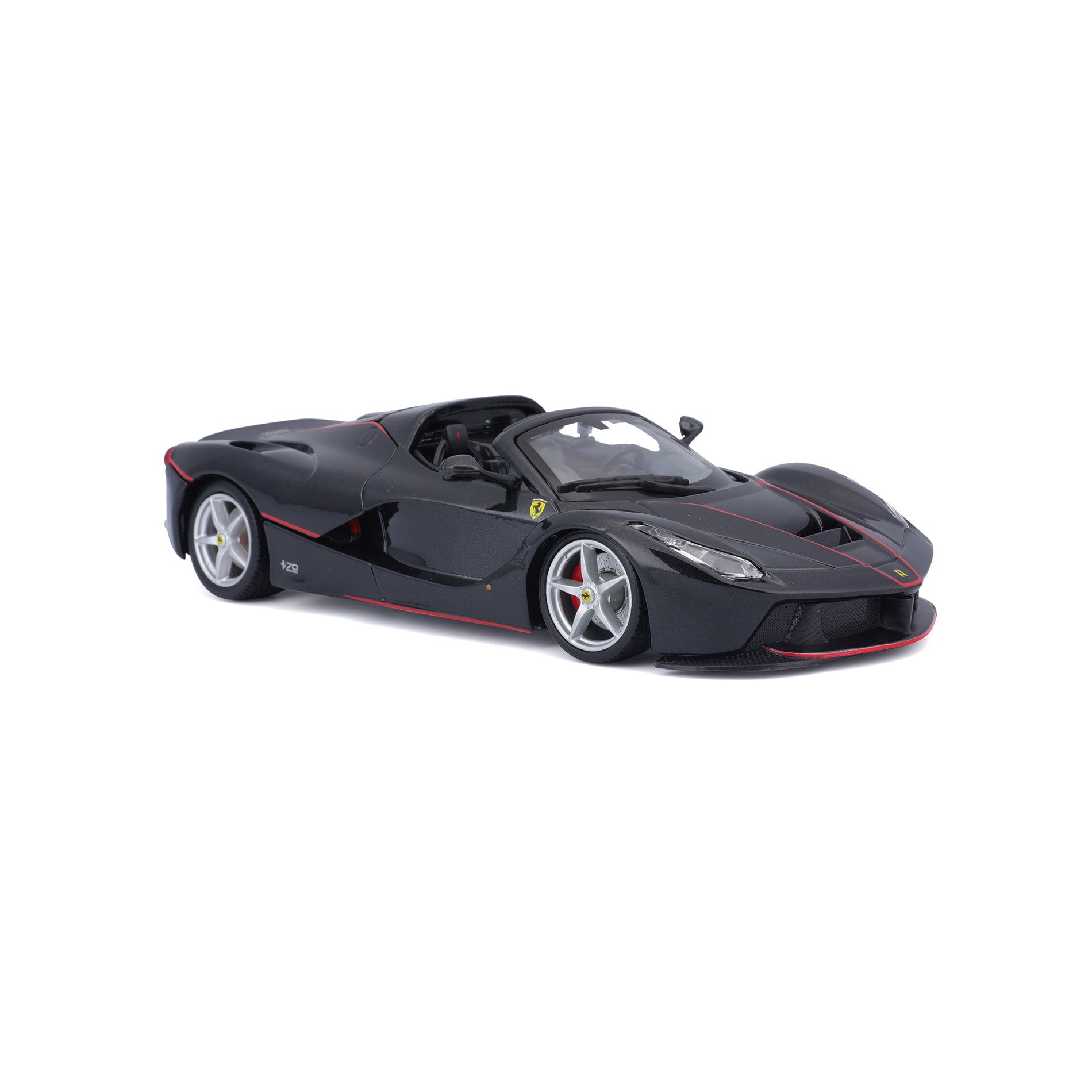 18-26022 Bburago Ferrari Race&Play - Ferrari LaFerrari Aperta, nera - 1:24