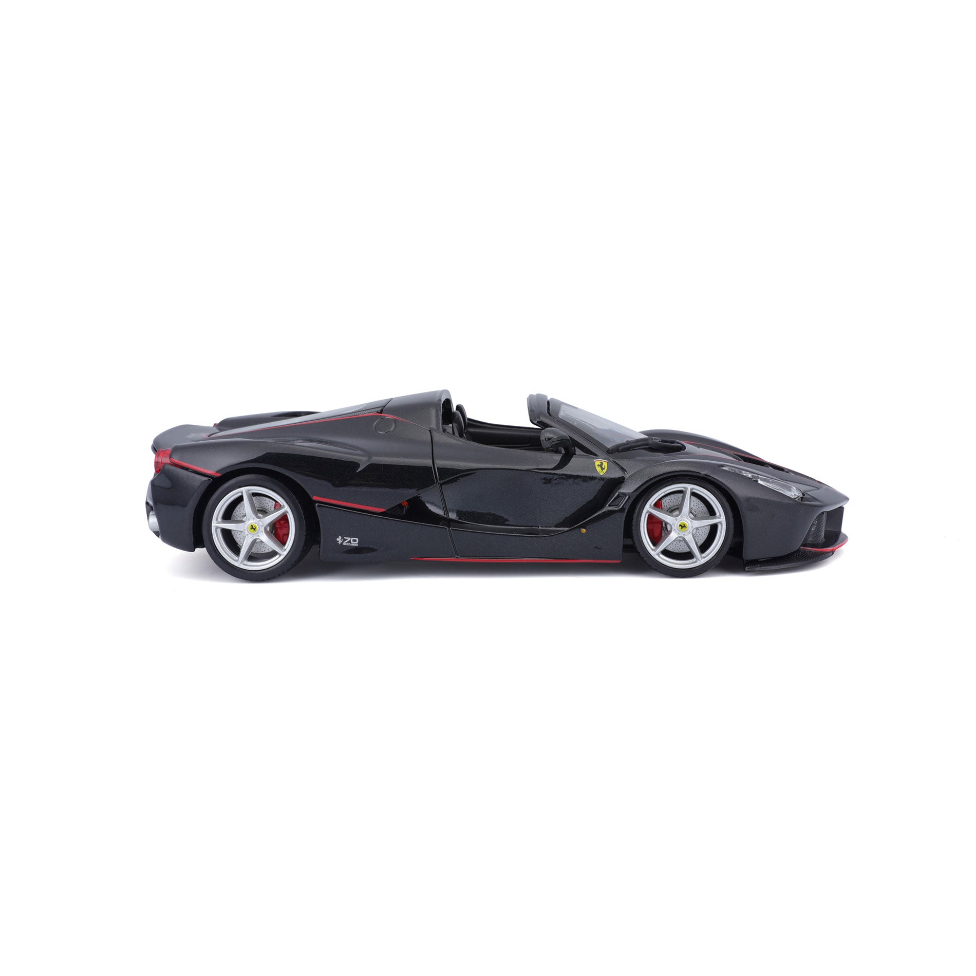 18-26022 Bburago Ferrari Race&Play - Ferrari LaFerrari Aperta, nera - 1:24