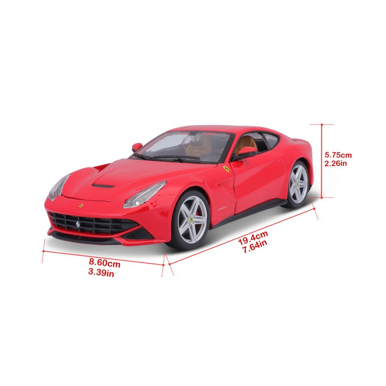 18-26007 Bburago Ferrari Race&Play - Ferrari F12 Berlinetta, rossa - 1:24