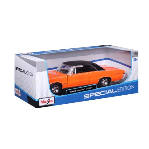 10-31885 Bburago Maisto - Pontiac GTO (1965), arancione - Scala 1:18