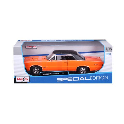 10-31885 Bburago Maisto - Pontiac GTO (1965), arancione - Scala 1:18