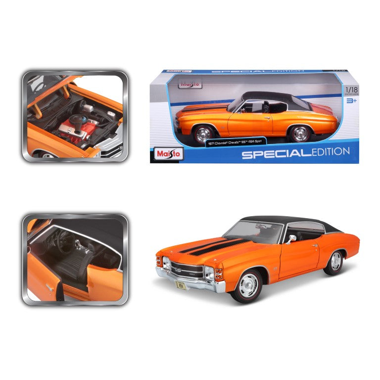 10-31890 Bburago Maisto - Chevrolet Chevelle SS454 Sport (1971) - 1:18