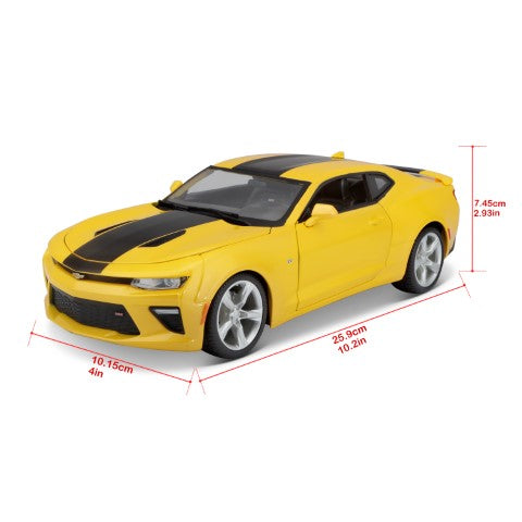 10-31689 Bburago Maisto - Chevrolet Camaro SS (2016), gialla - 1:18