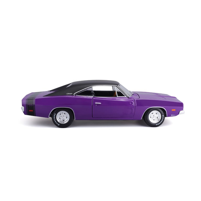 10-31387 Bburago Maisto - Dodge Charger R/T (1969), viola - 1:18