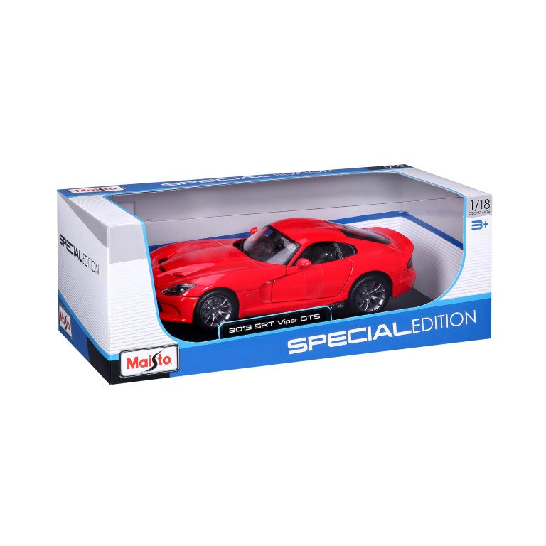 10-31128 RD Bburago Maisto - Dodge SRT Viper GTS (2013), rossa - 1:18