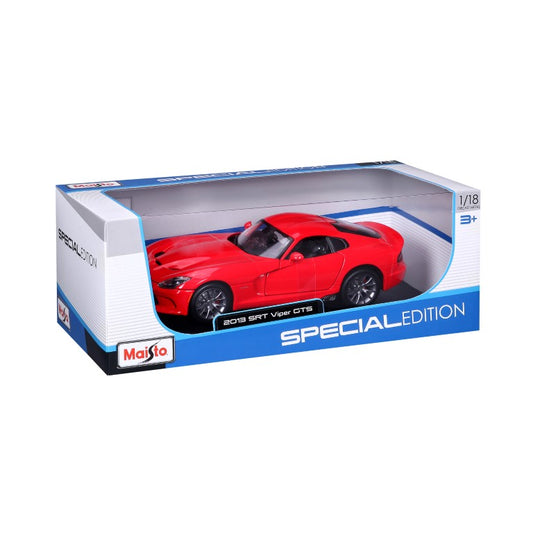 10-31128 RD Bburago Maisto - Dodge SRT Viper GTS (2013), rossa - 1:18