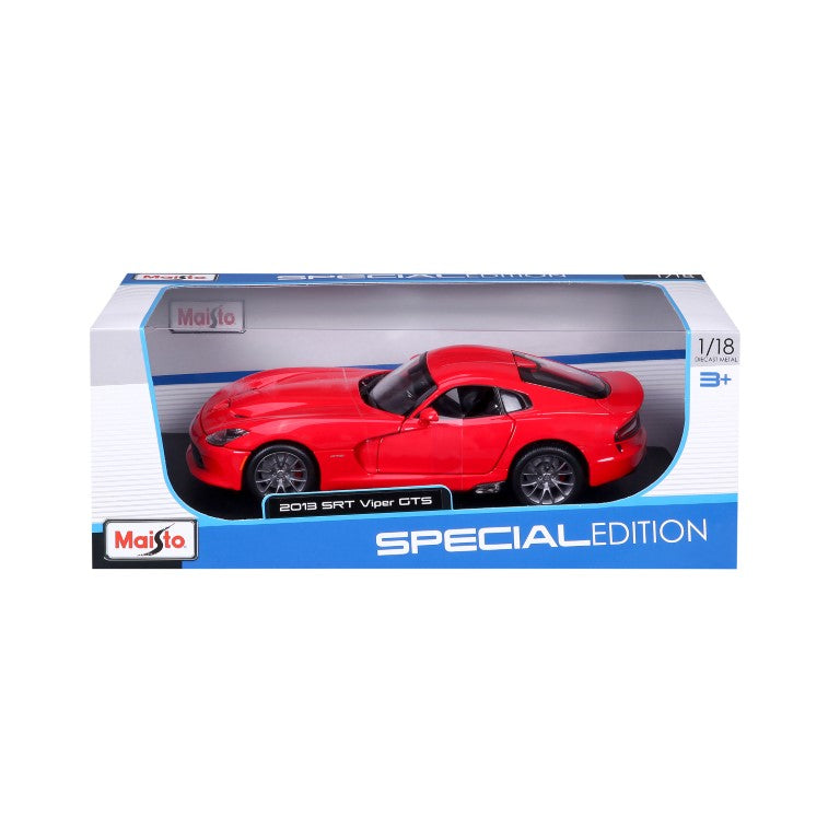 10-31128 RD Bburago Maisto - Dodge SRT Viper GTS (2013), rossa - 1:18