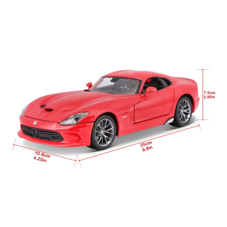 10-31128 RD Bburago Maisto - Dodge SRT Viper GTS (2013), rossa - 1:18