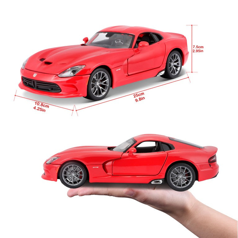 10-31128 RD Bburago Maisto - Dodge SRT Viper GTS (2013), rossa - 1:18