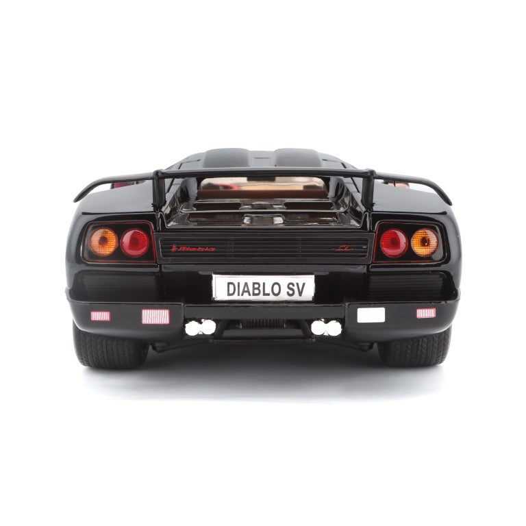 10-31844 Bburago Maisto - Lamborghini Diablo SV, nera - Scala 1:18