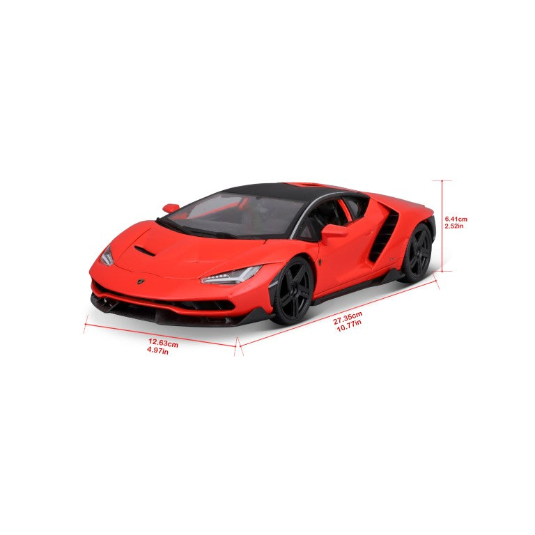 10-31386 Bburago Maisto - Lamborghini Centenario, arancione - Scala 1:18