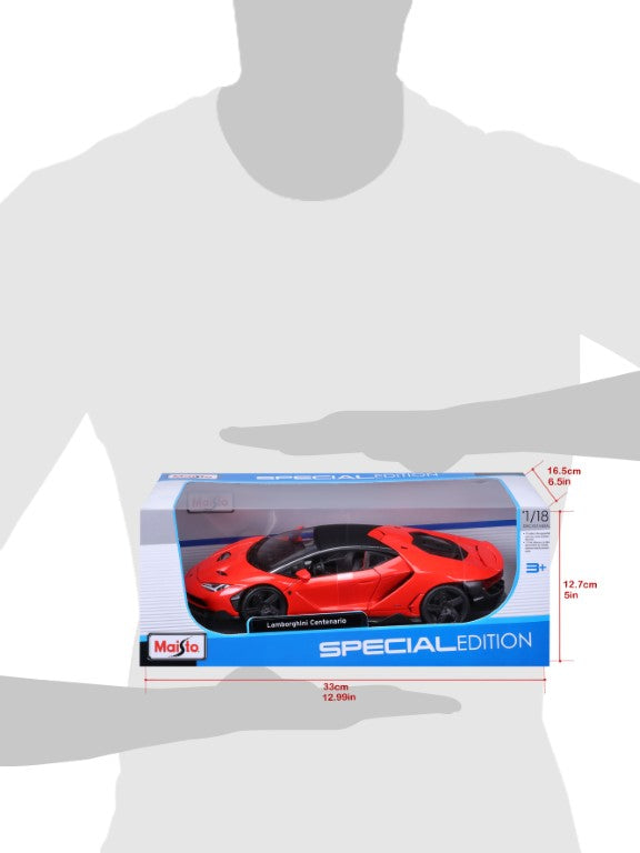 10-31386 Bburago Maisto - Lamborghini Centenario, arancione - Scala 1:18